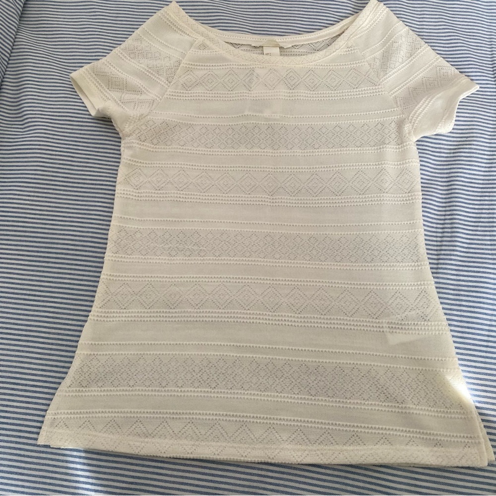 H&M Small Cream Color Top